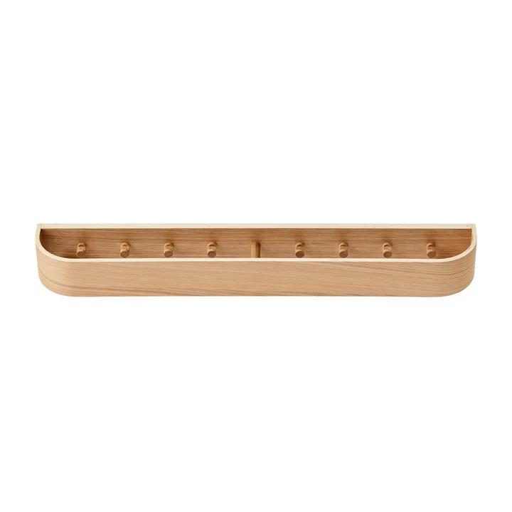 Audo - Epoch Wandgarderobe, L 118 cm, Eiche dunkel gebeizt / schwarz