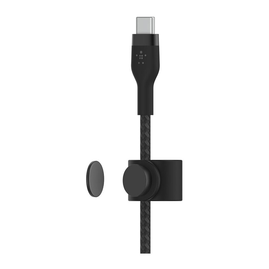 Belkin Boost Charge Pro Flex Câble silicone tressé USB-C vers USB-C (Noir) - 1 m