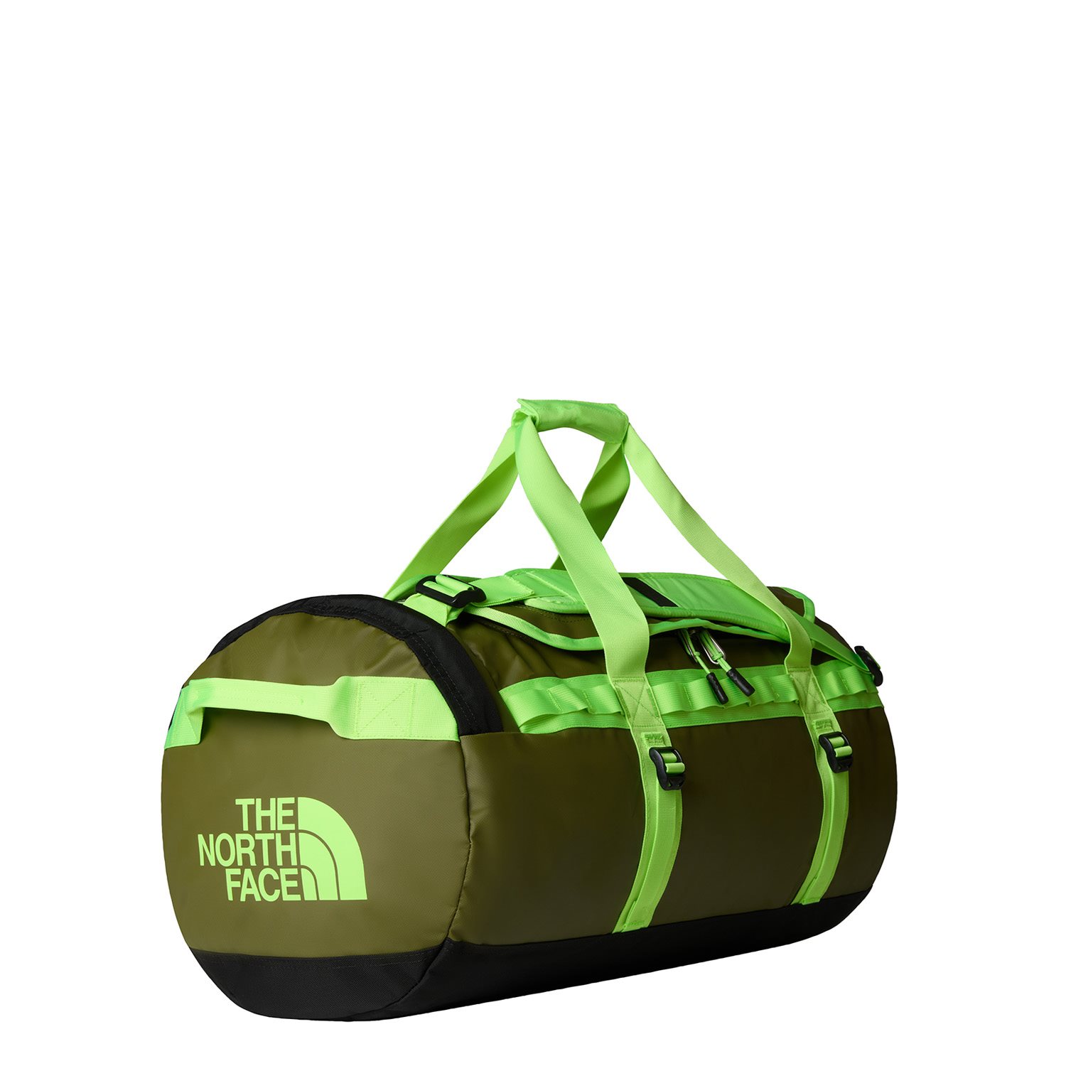 The North Face Base Camp Duffel M forest olive/safety grey