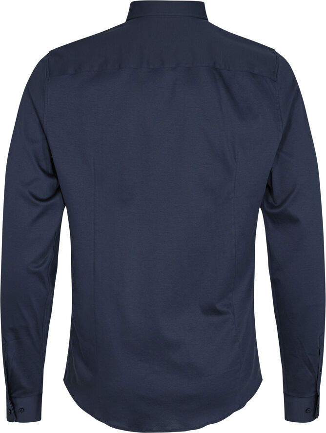 Mos Mosh Gallery Marco Crunch Jersey Shirt Navy