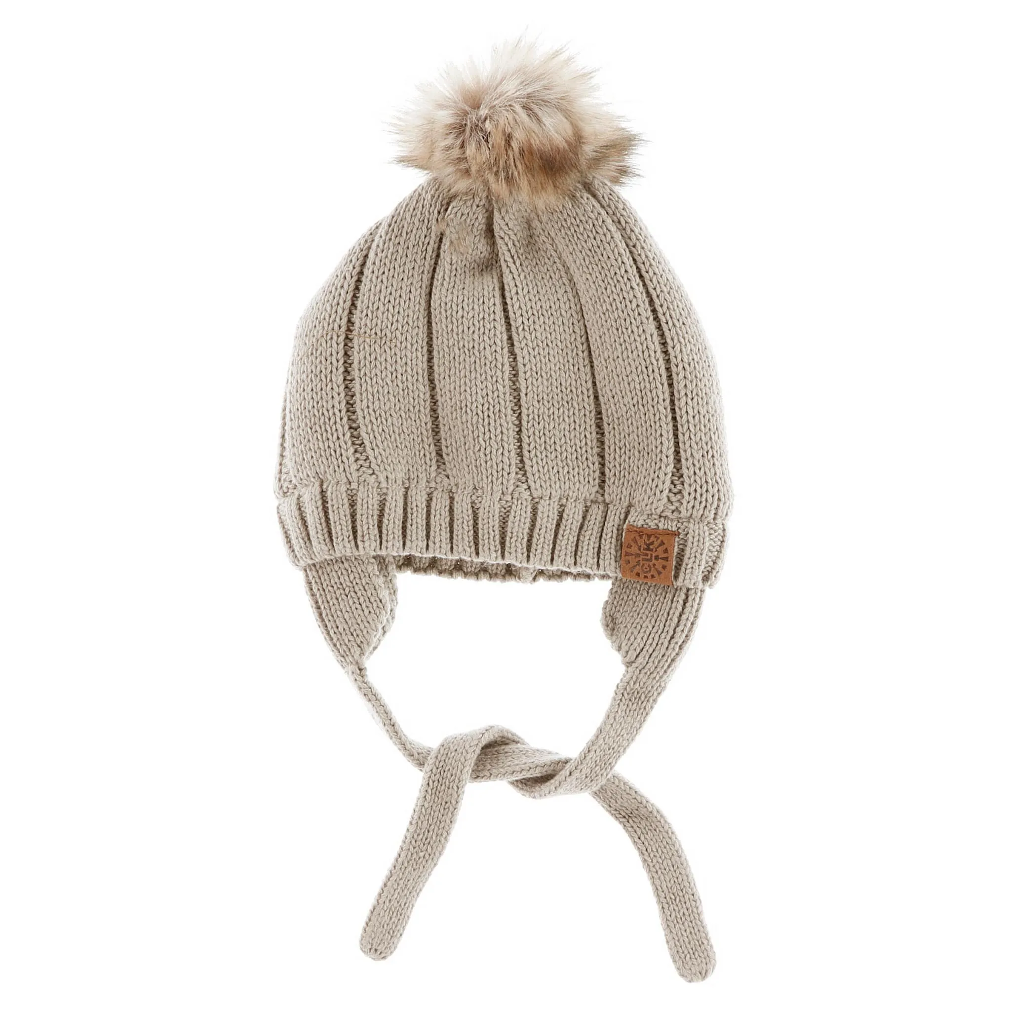 Calikids Tuque Pompon Tricot 0-18mois