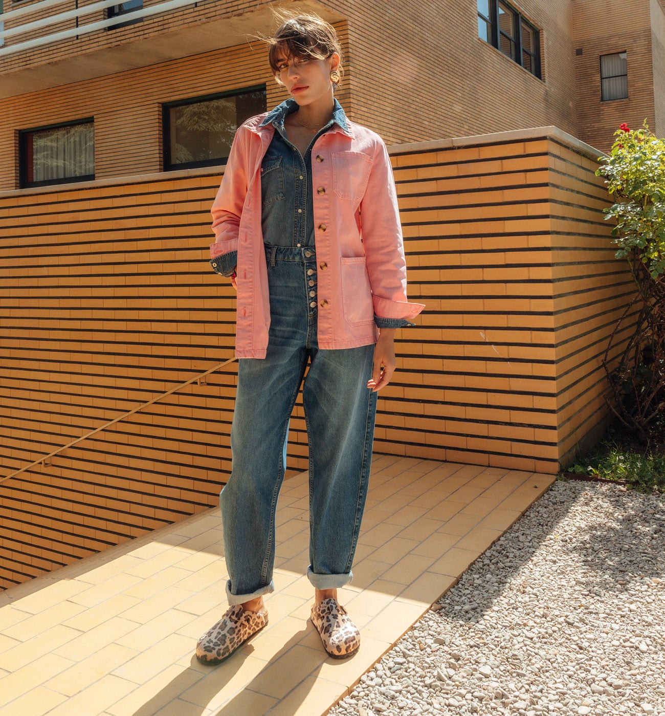 Veste surchemise ALMA - Rose