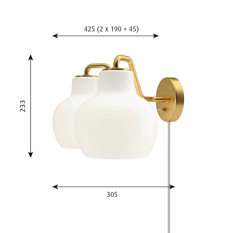 Louis Poulsen VL Ring Crown 2 wandlamp