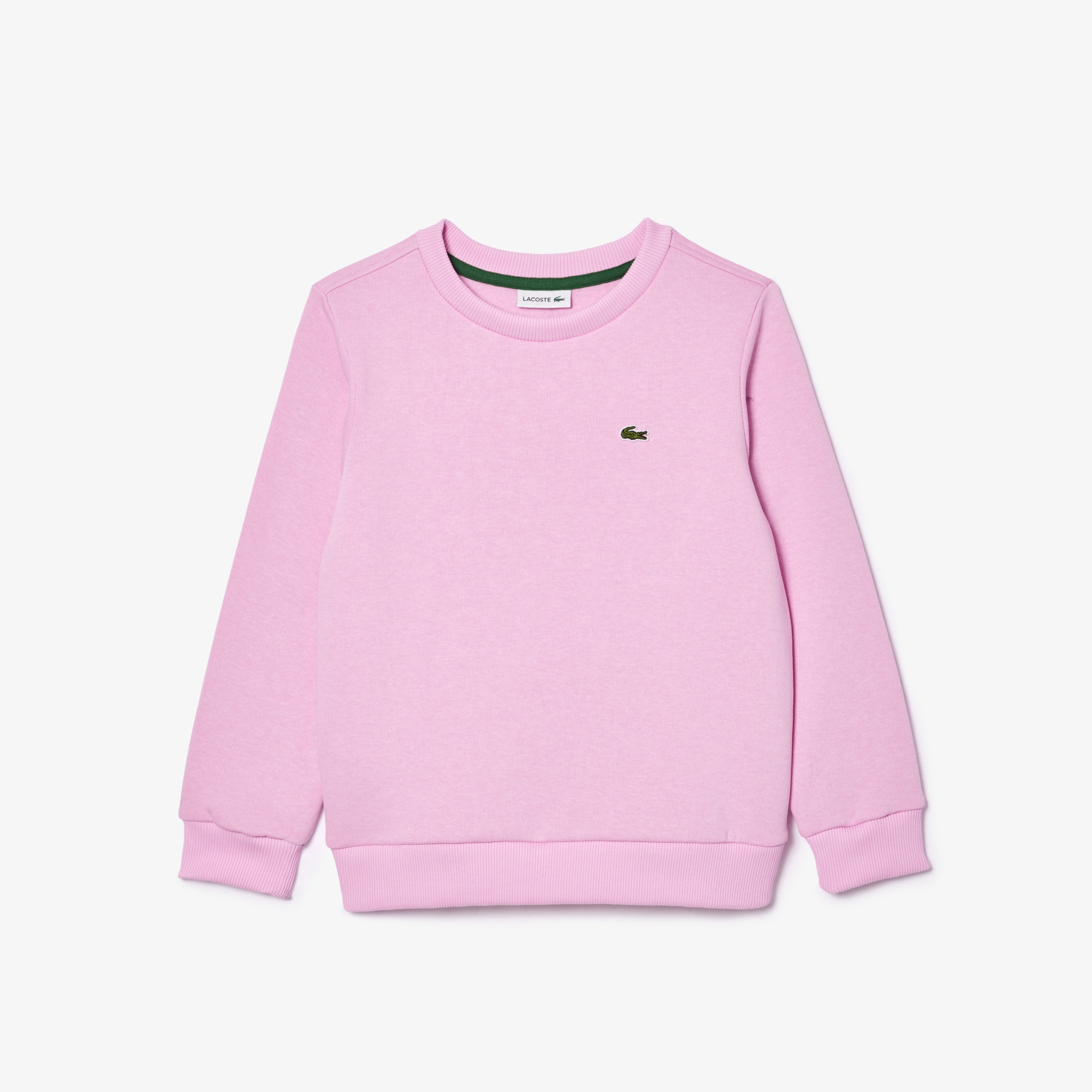 Sweatshirt enfant Lacoste en molleton de coton biologique Pullovers & Sweatshirts - Rose - Lacoste - Enfant