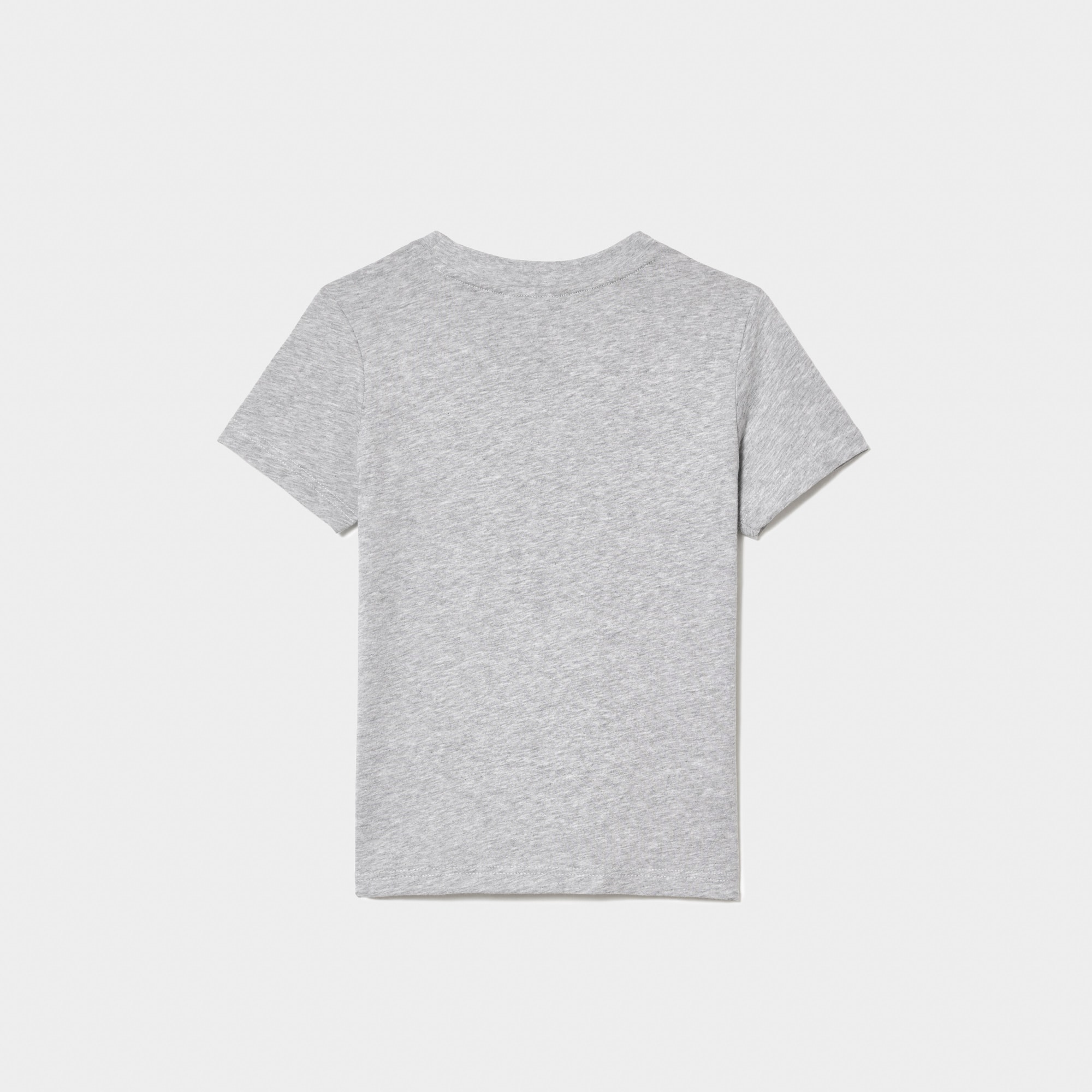 T-shirt uni en jersey de coton T-Shirts & Chemises - Gris - Lacoste - Enfant