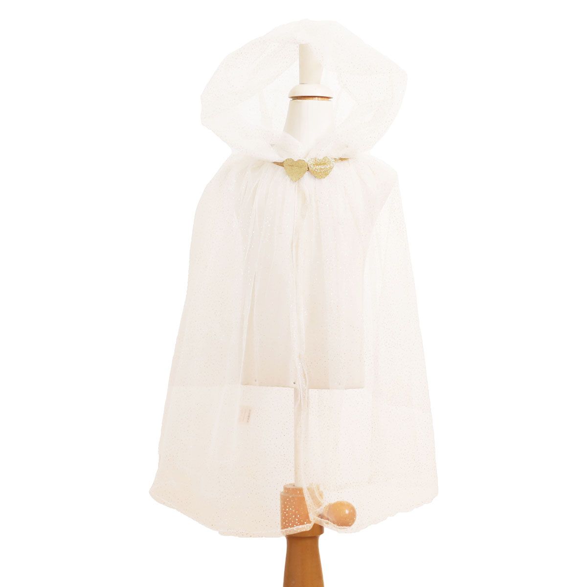 Déguisement cape en tulle à pois dorés Surprise Partie !