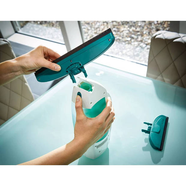 Leifheit Dry & Clean raamzuiger met inwasser en steel (43 cm) - Click System