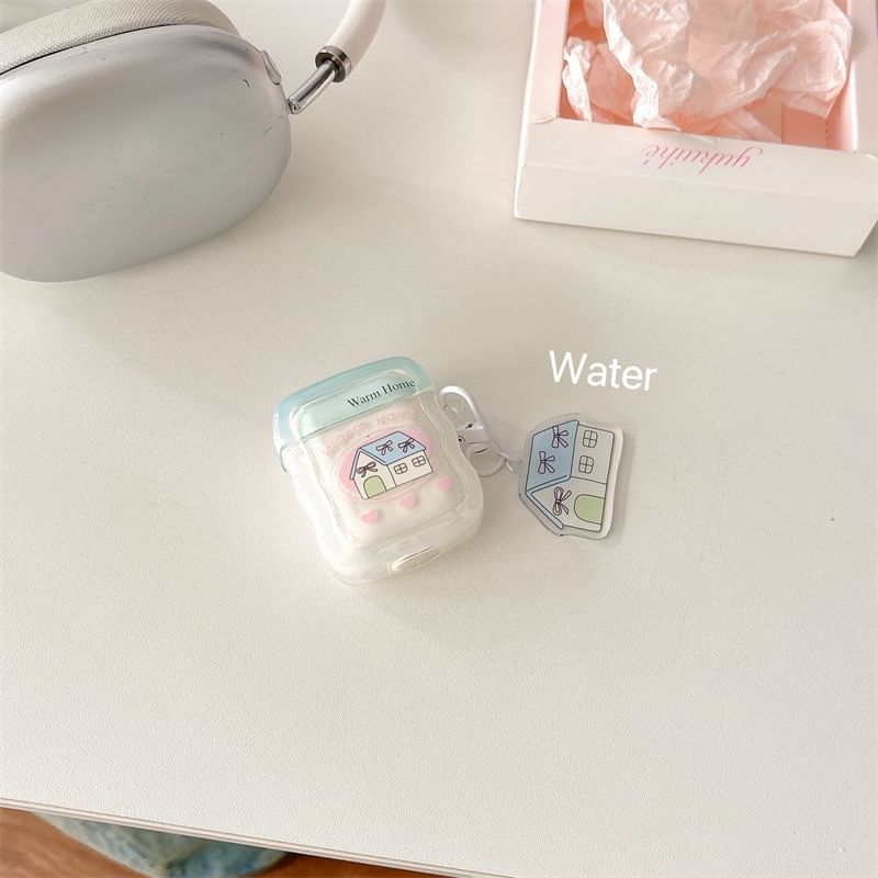 VanDi - Huis AirPods / Pro oortelefoonhoesje met bedel