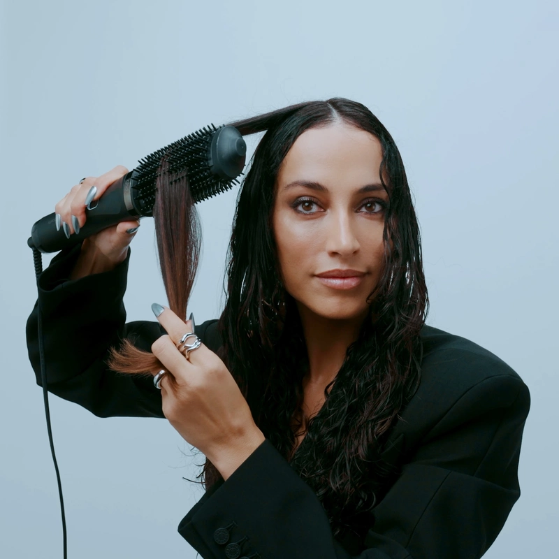 ghd Duet Blowdry 2-In-1 Hair Dryer Brush - Black