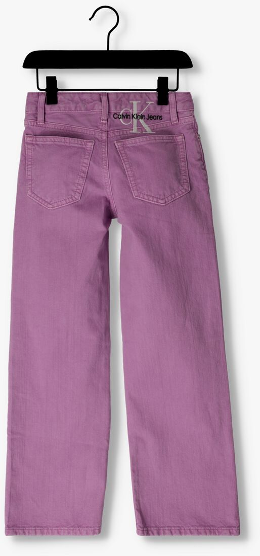 CALVIN KLEIN paarse calvin klein wide jeans wide leg hr iris orchid
