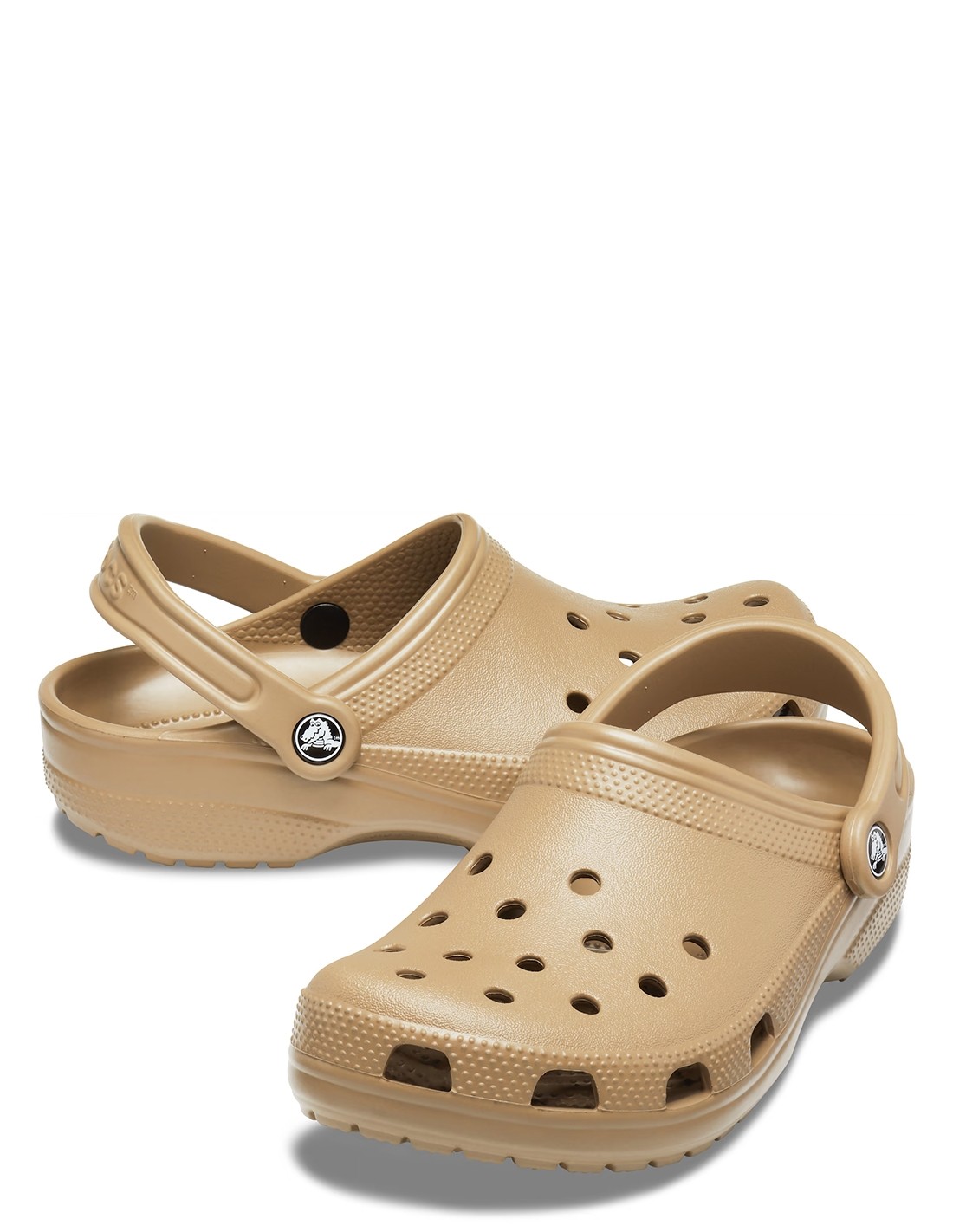 crocs sabots mixte classic clog marron