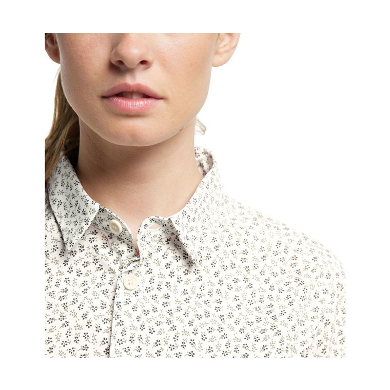 Haglöfs Idun SS Shirt Women Soft White Flower
