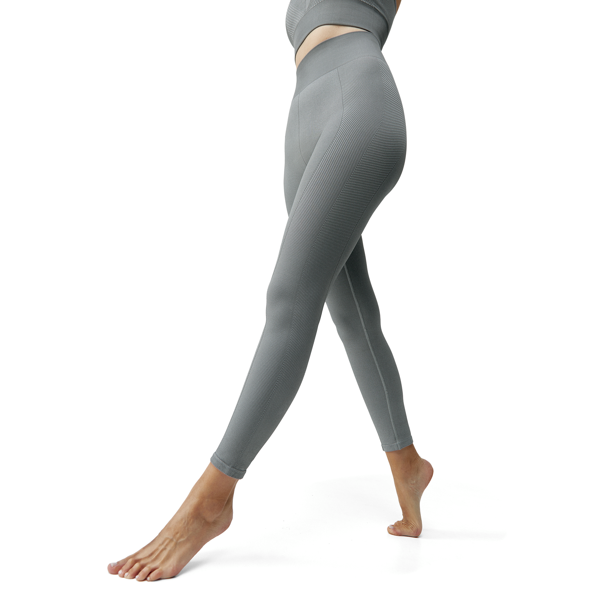 SAKURA - Legging sans couture sakura | Gris