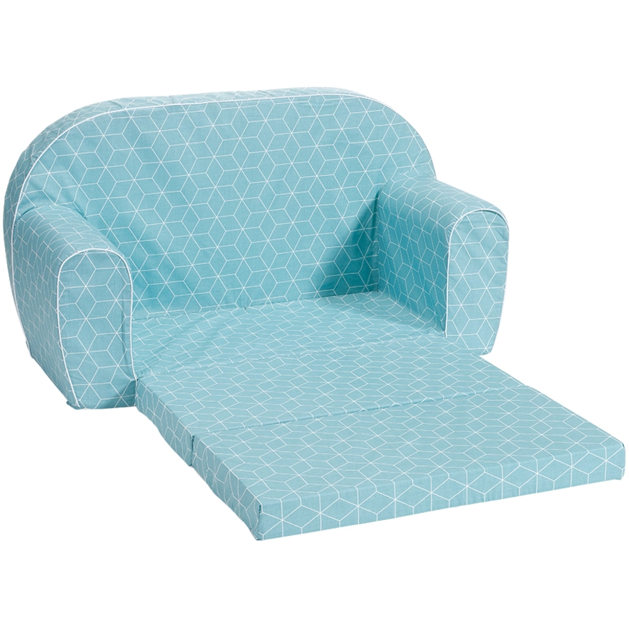 knorr toys® Kindersofa Geo cube neo mint grün