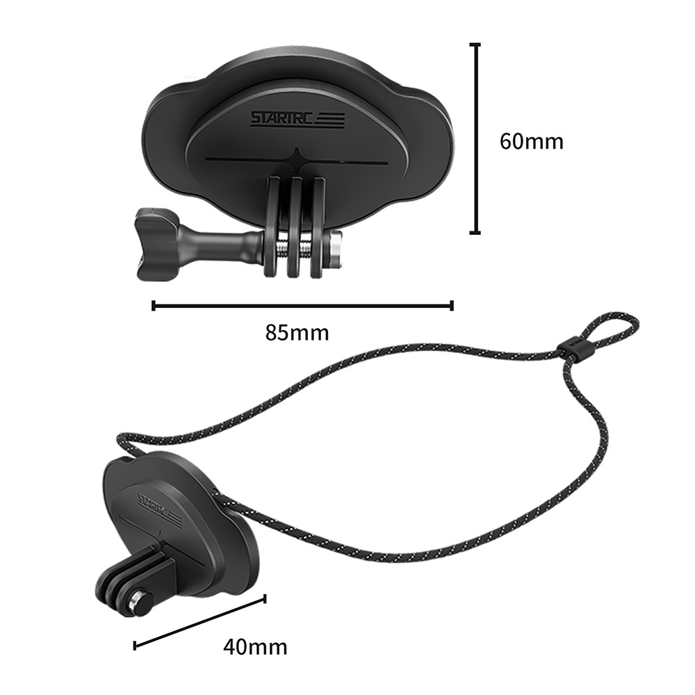 Universal Hals / Nacken Halterung für GoPro / DJI Action 2 / Osmo Action / Insta360 Kamera mit 1/4