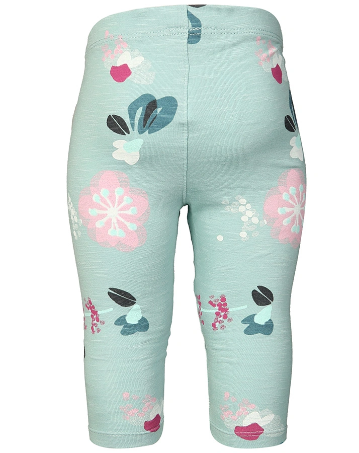 Leggings FLOWERS in mint