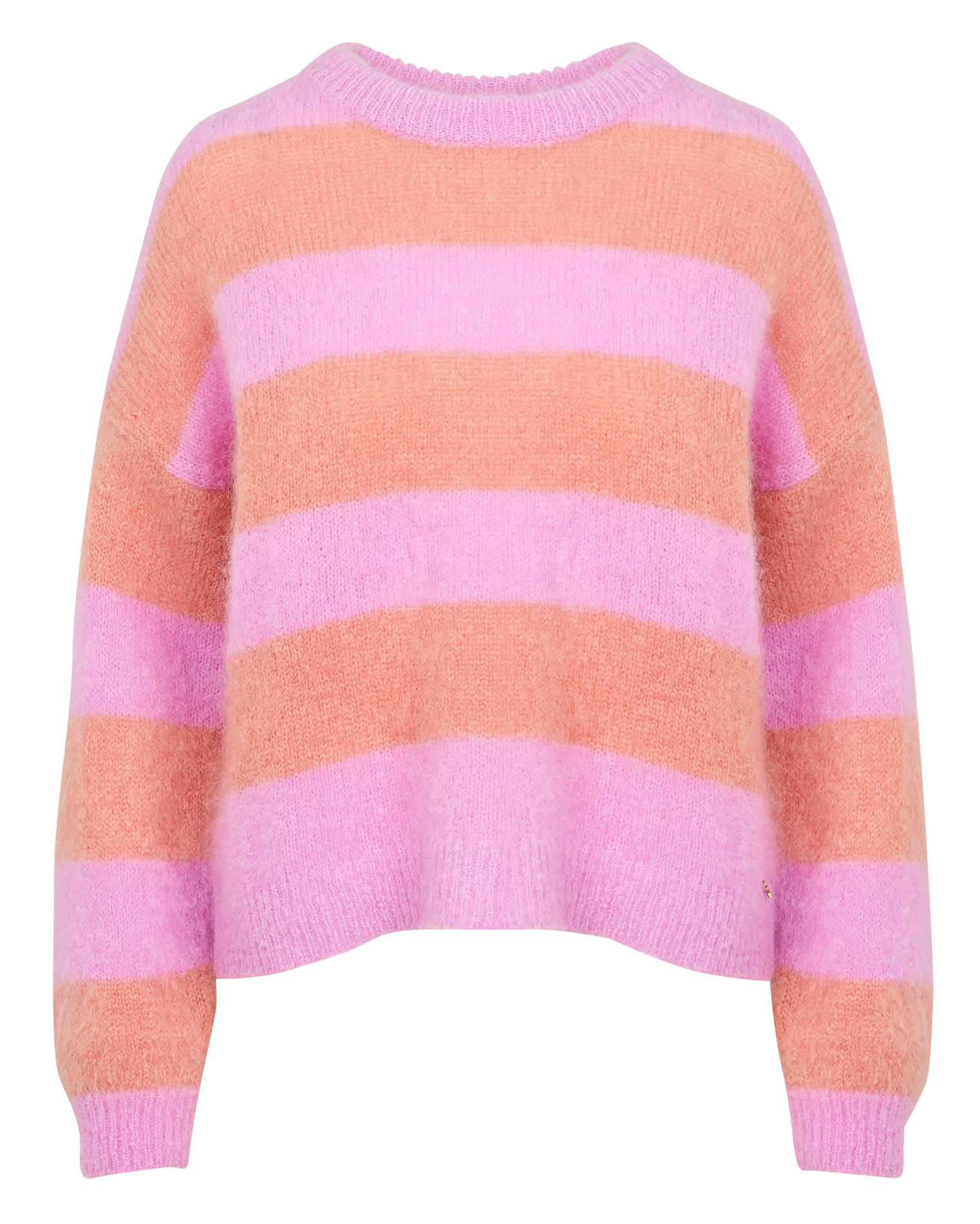BANELLE - Pull col rond en laine mélangée | Multicolore