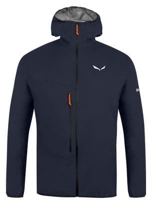 Veste Imperméable Homme Salewa Agner Powertex 3L Bleu Foncé