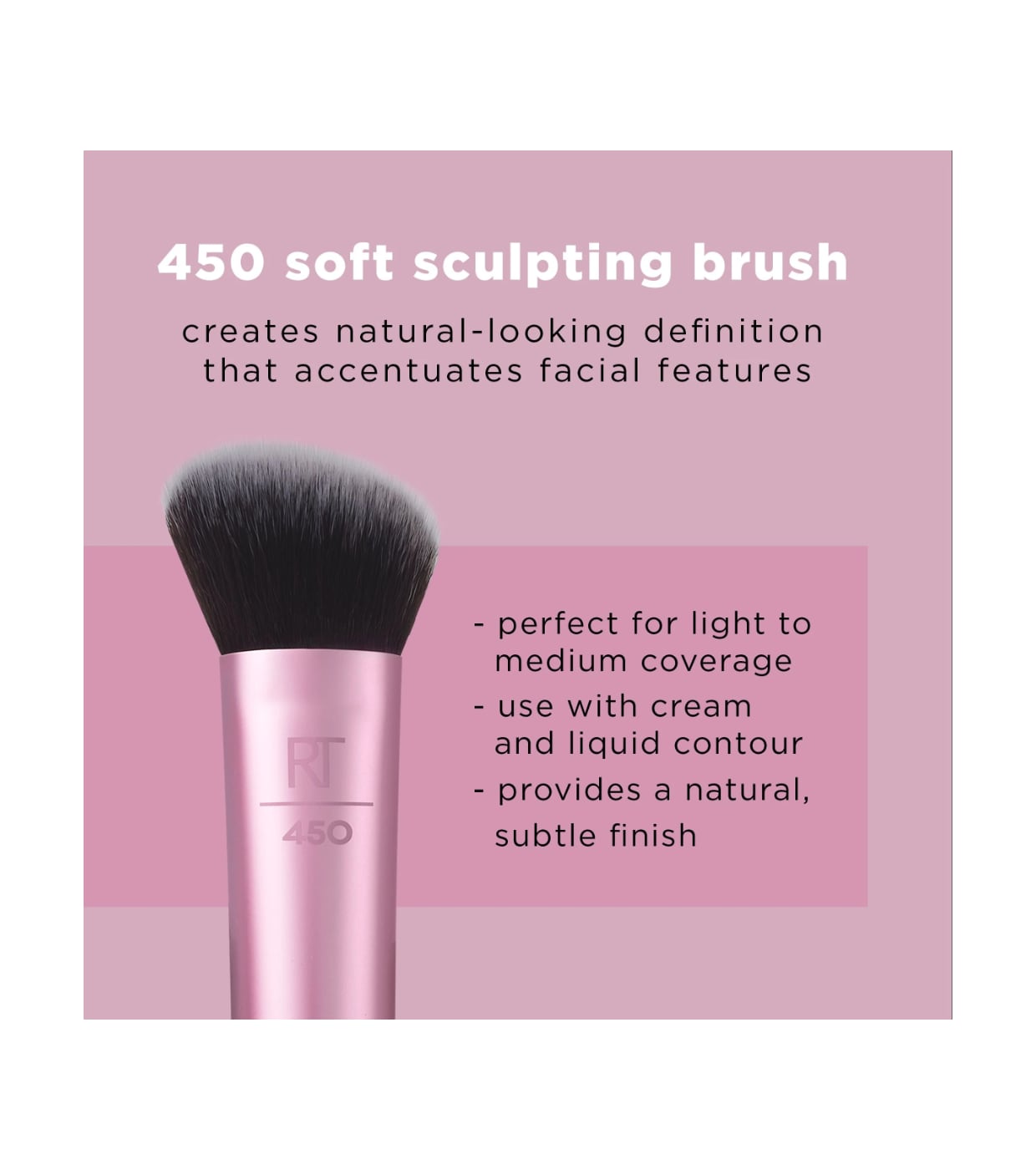 Real Techniques - Pincel de Contorno Soft Sculpting Brush - 450