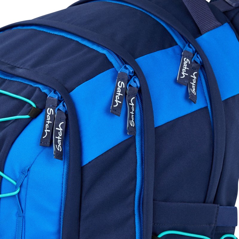 Satch<br>Skoletaske Pack Crossed Blue