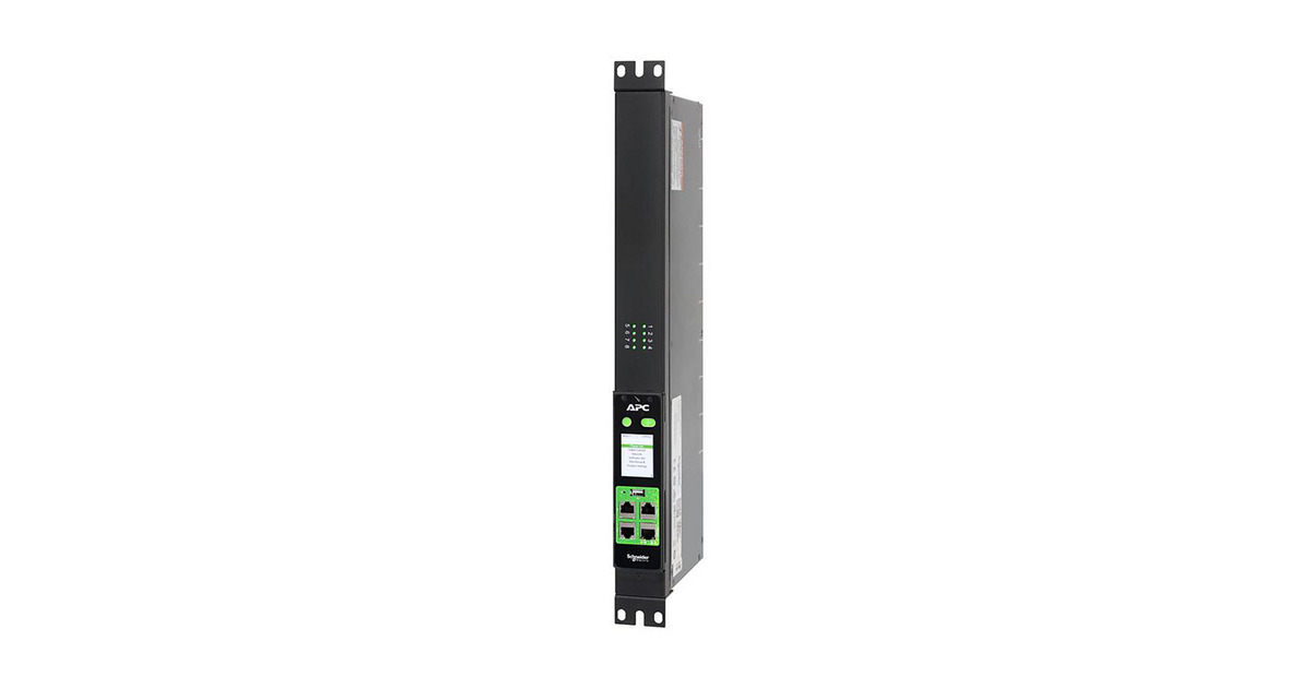 APCEasy PDU geschakeld 1U 16A 230V  (Zwart, 8x C13, EPDU2016S)
