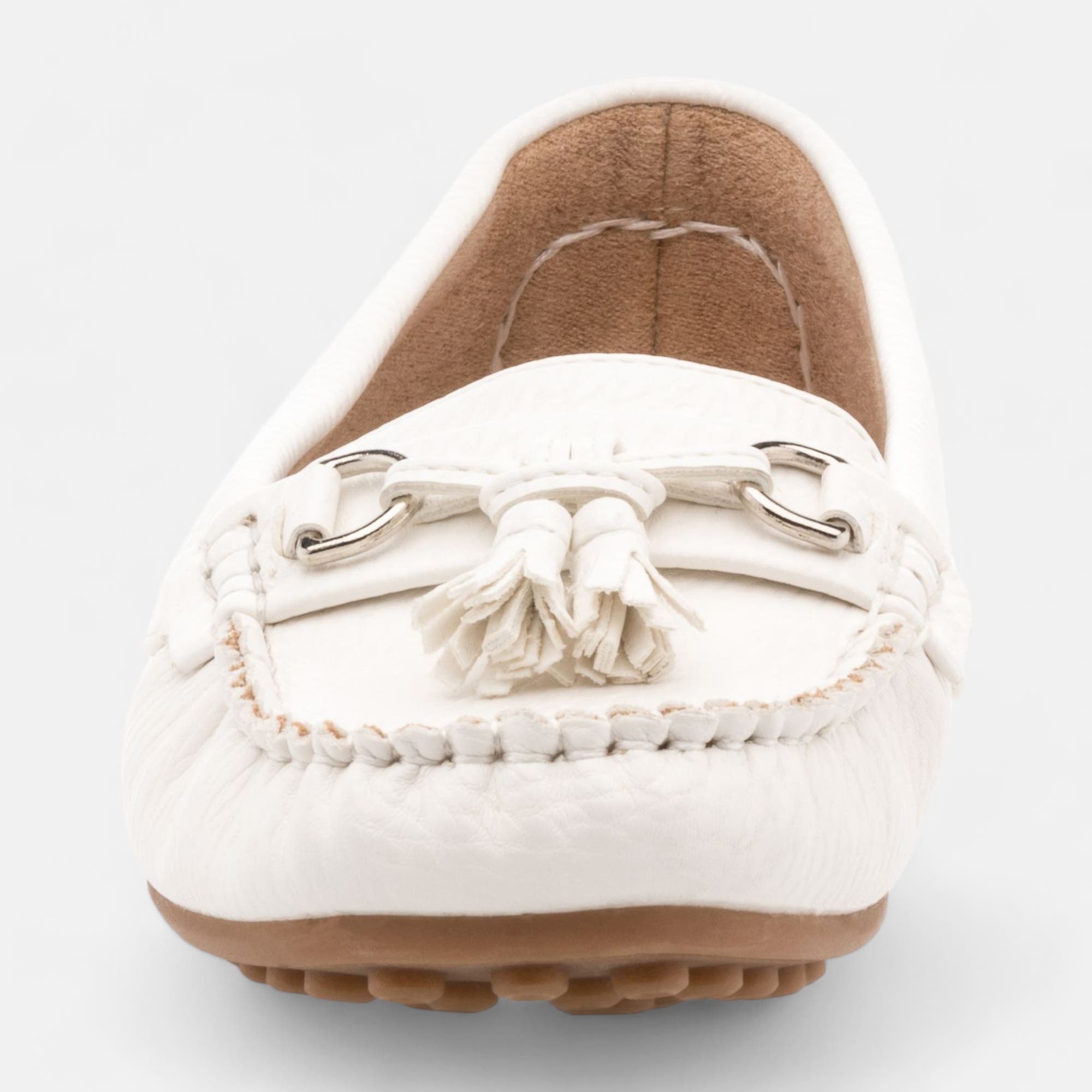 Mocassins Femme blanc