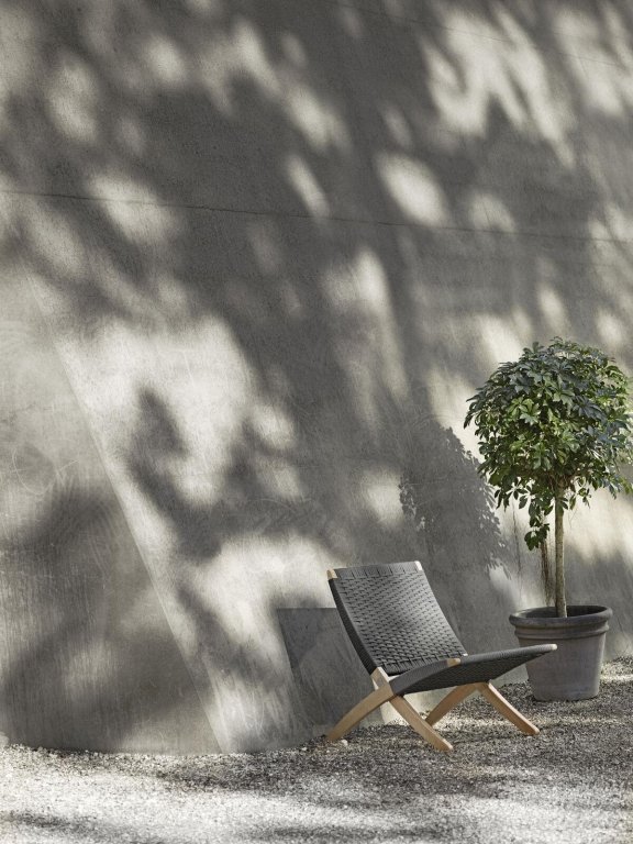 Carl Hansen & Son MG501 Cuba fauteuil outdoor charcoal 1402
