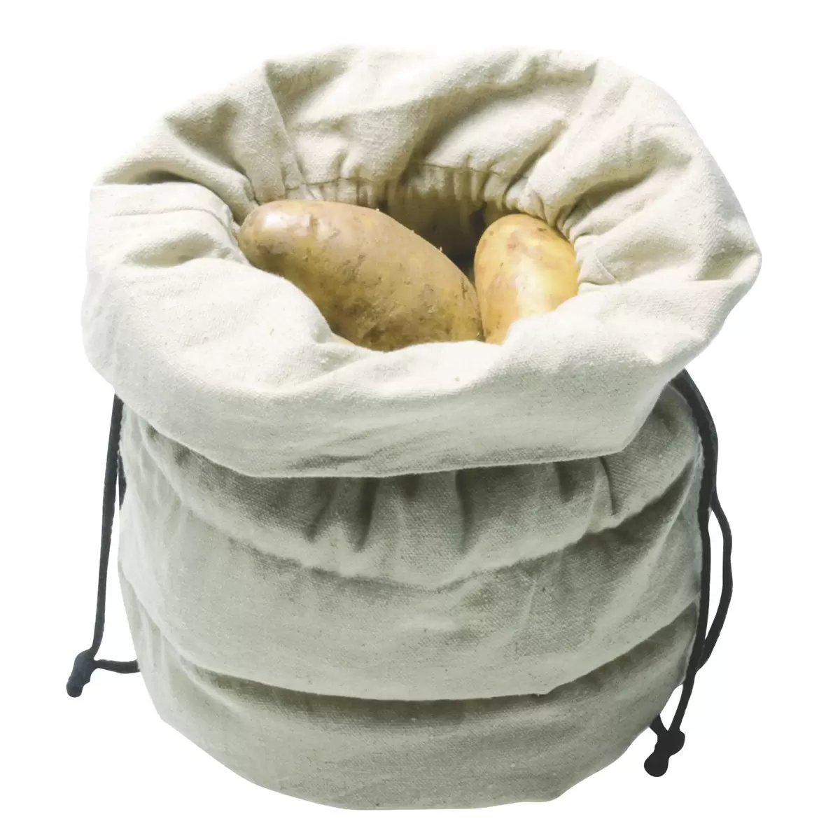 Kirschkern-Kartoffeltasche Jute Beige