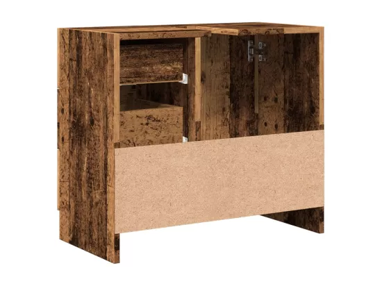 Armoire d'évier vieux bois 63x30x54 cm bois d'ingénierie