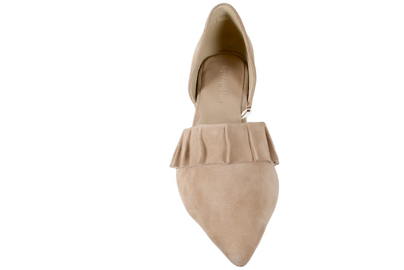 COPENHAGEN SHOES NEW ROMANCE DARK BEIGE BALLERINA