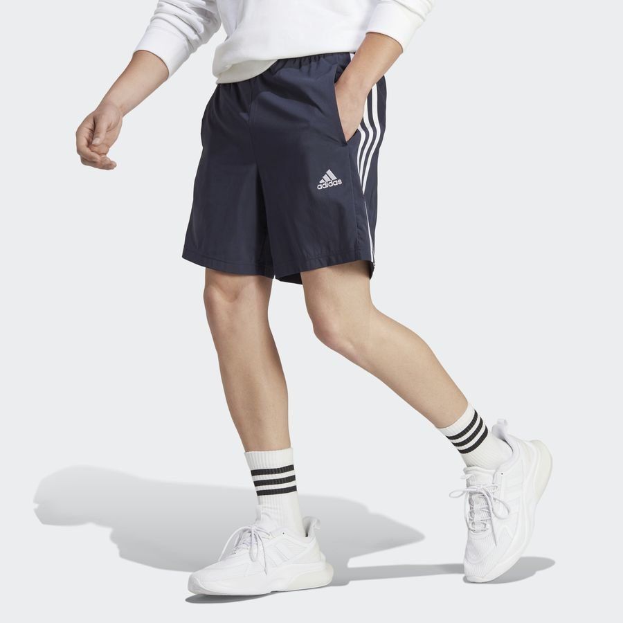 adidas Short Aeroready Essentials 3-Stripes - Bleu/Blanc