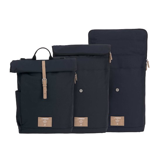 Sac à dos à langer Rolltop   Bleu nuit        de               Lässig