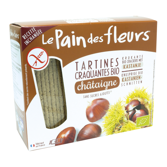LE PAIN DES FLEURS Knusprige Schnitten<br>300 g, Kastanien Bio glutenfrei