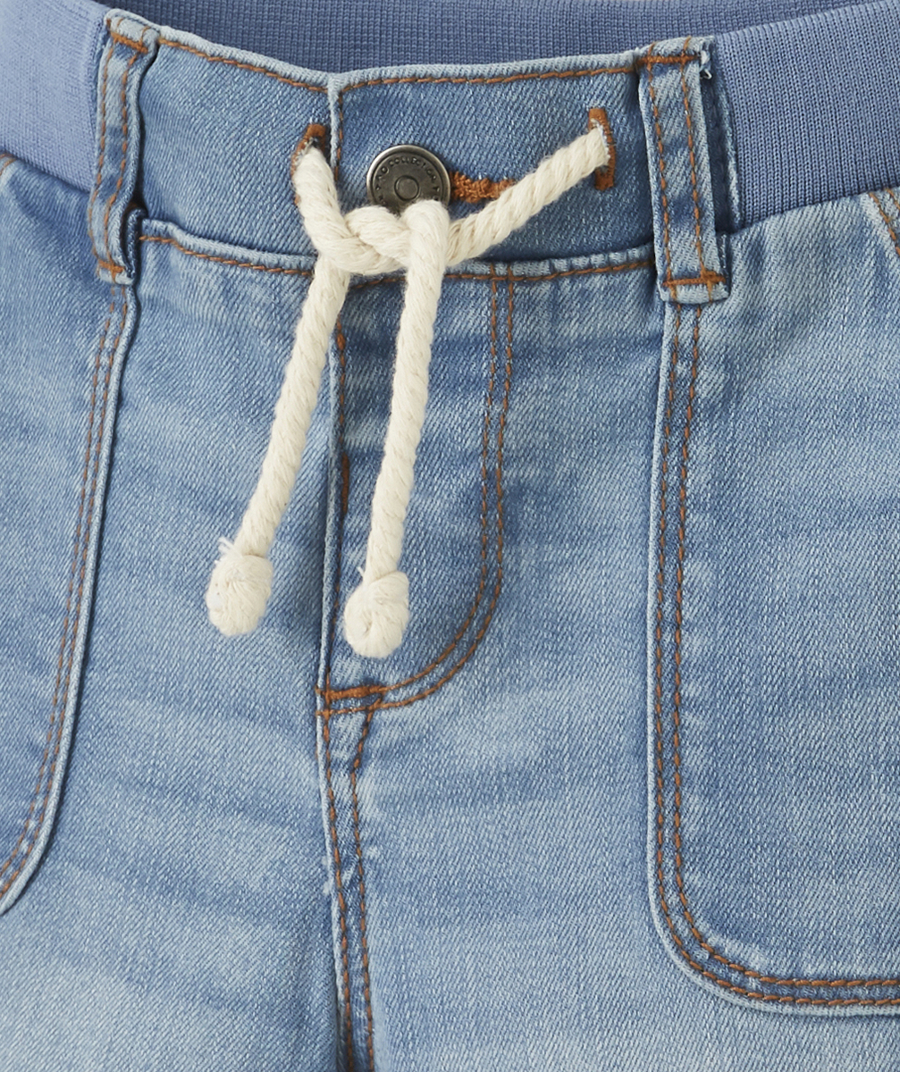 BERMUDA EN DENIM BLEU BÉBÉ GARÇON EN VISCOSE RESPONSABLE