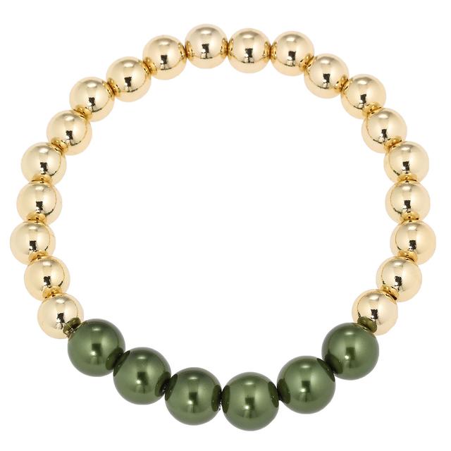 Armband, Muschelkernperlen, flexibel