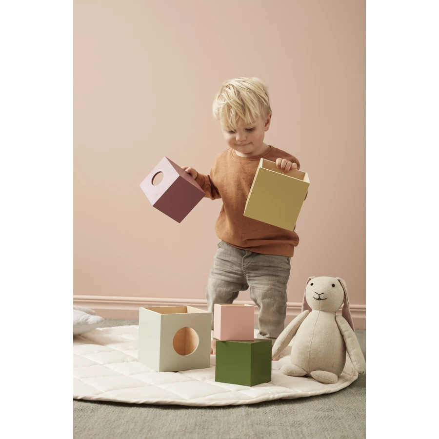 Kids Concept® Spielteppich rund, beige