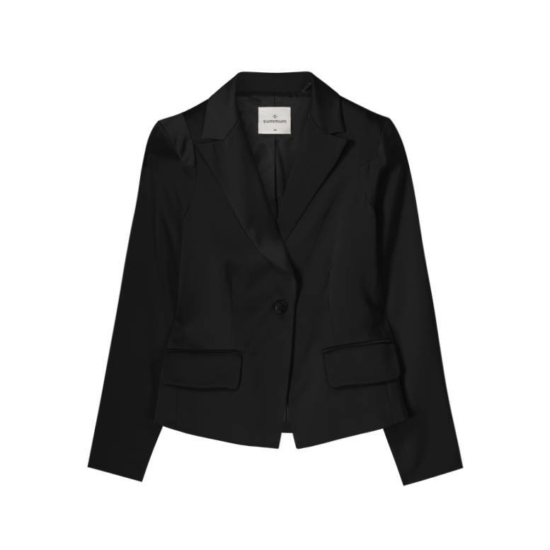 Summum getailleerde blazer zwart
