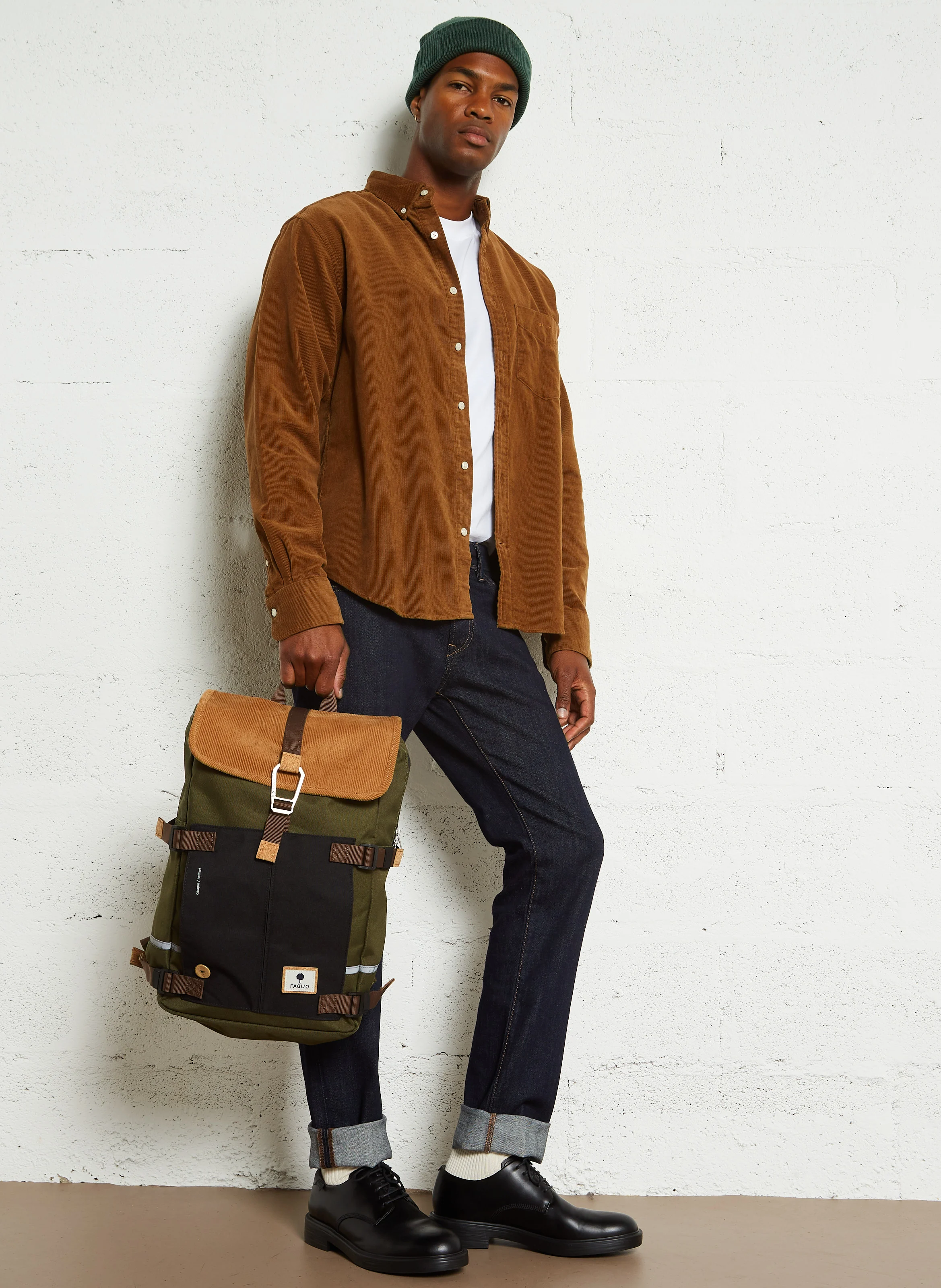 COMMUTER - Sac à dos vegan | Kaki