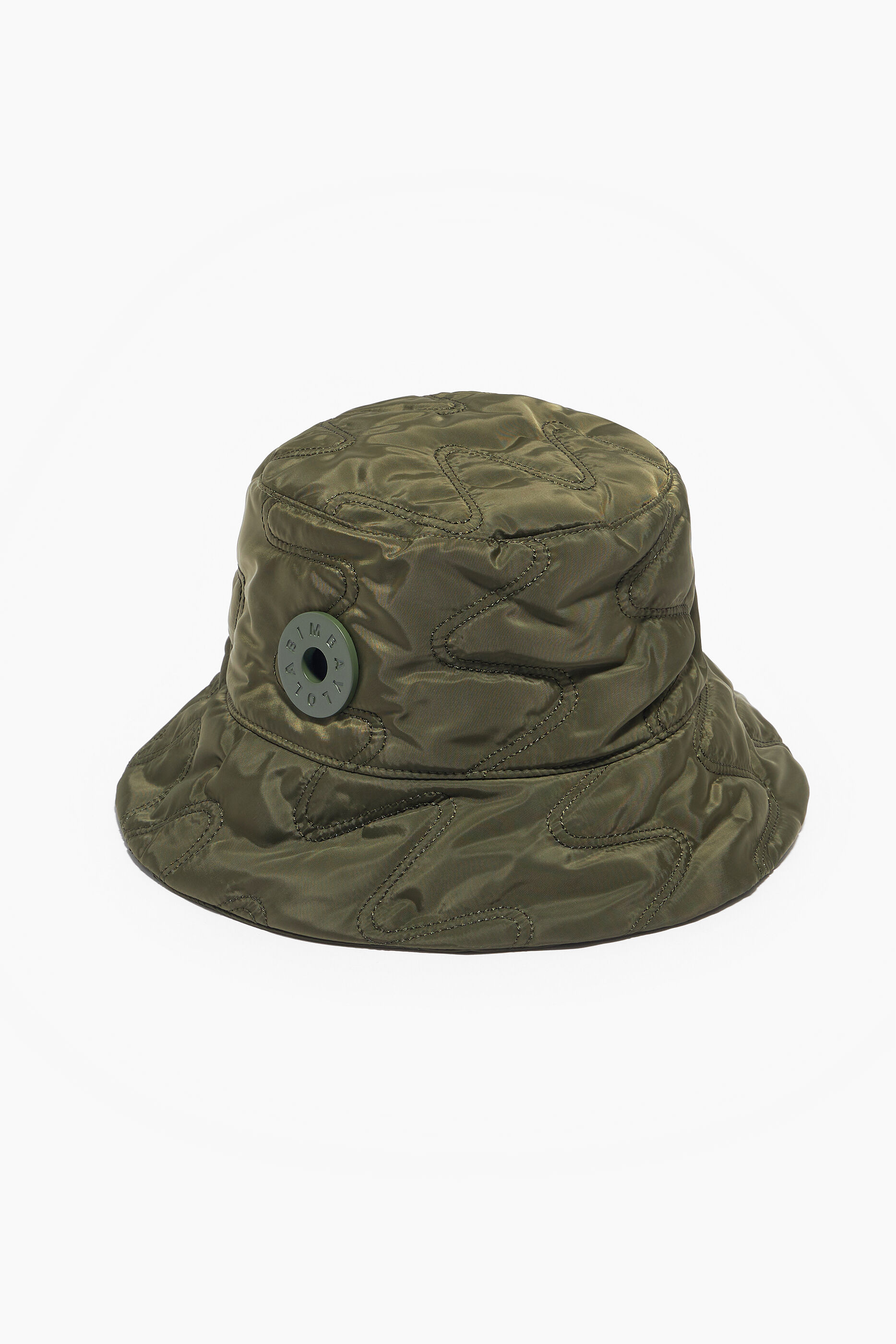 Chapéu de pescador de náilon verde