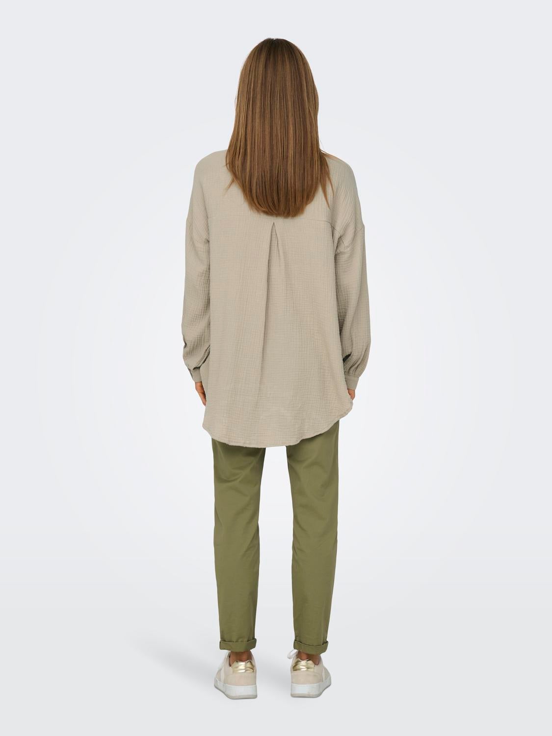 ONLTHYRA Hemd Oxford Tan