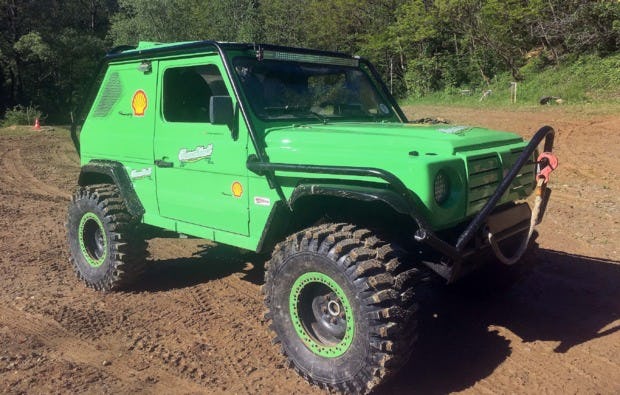 Mercedes Puch G offroad fahren in Stockerau als Geschenk