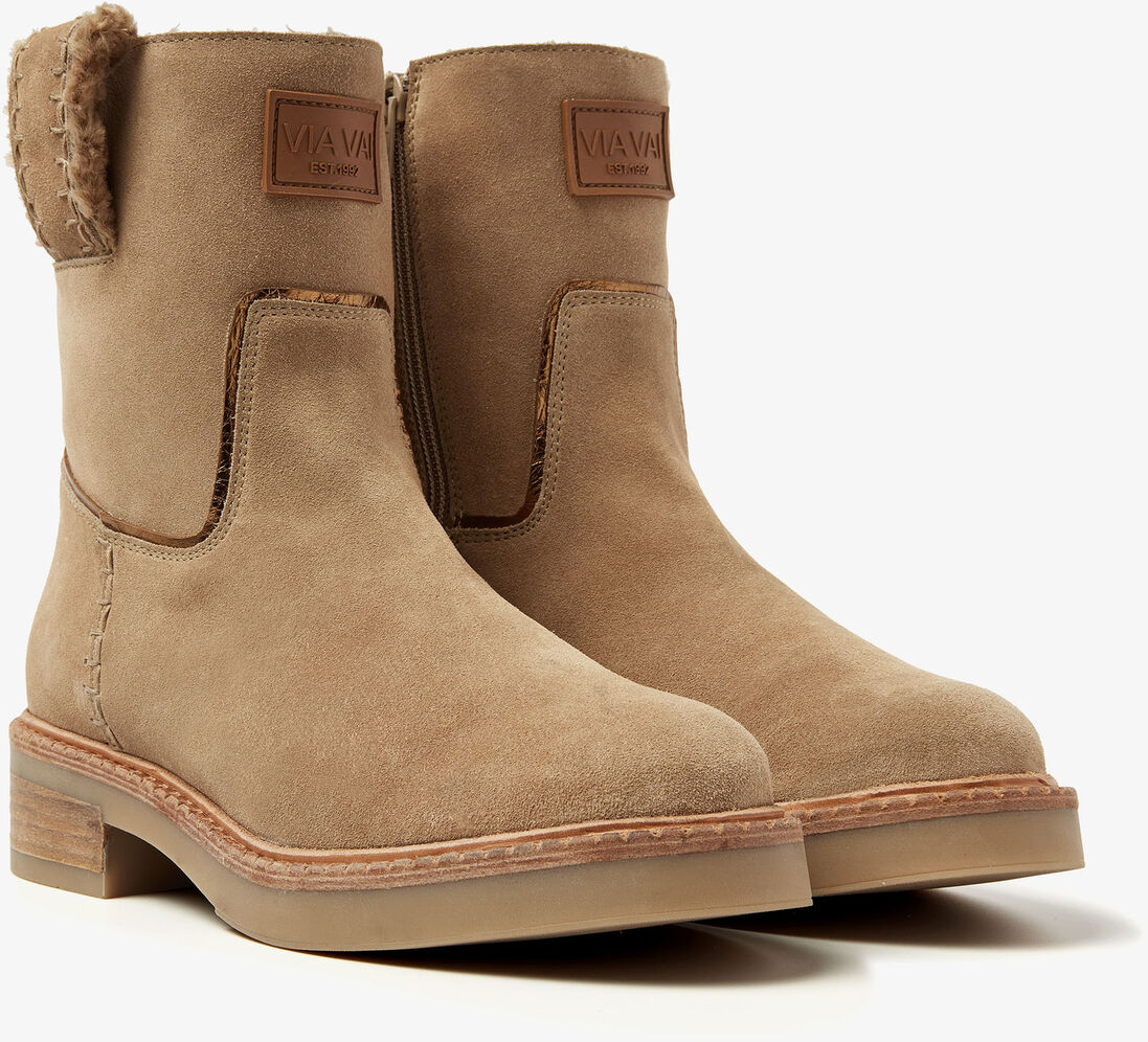 beige via vai enkelboots bellamy yasmin