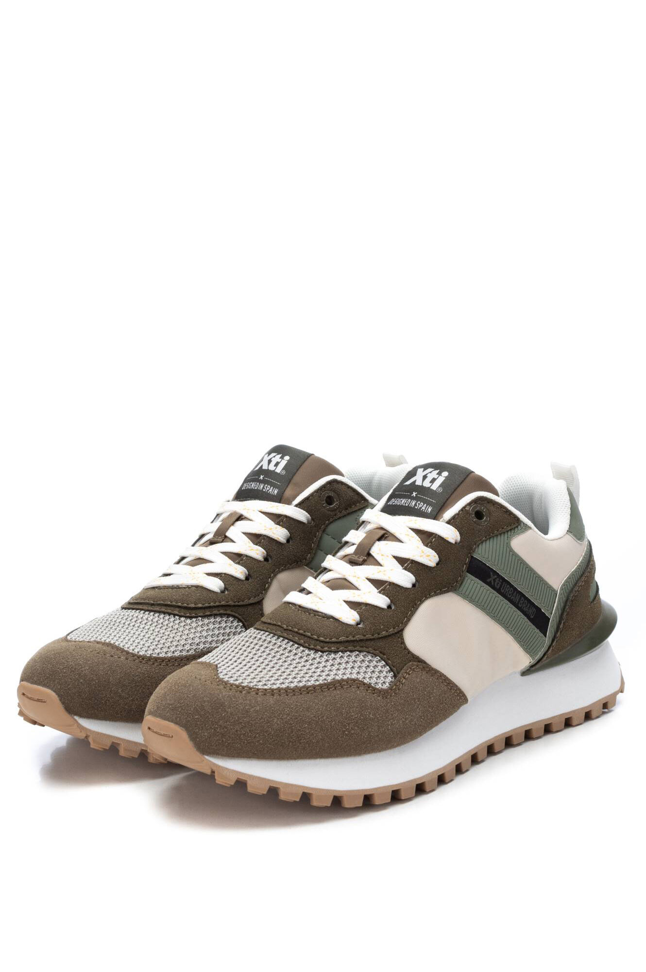 Zapatillas Xti Urban Brand - caqui oscuro