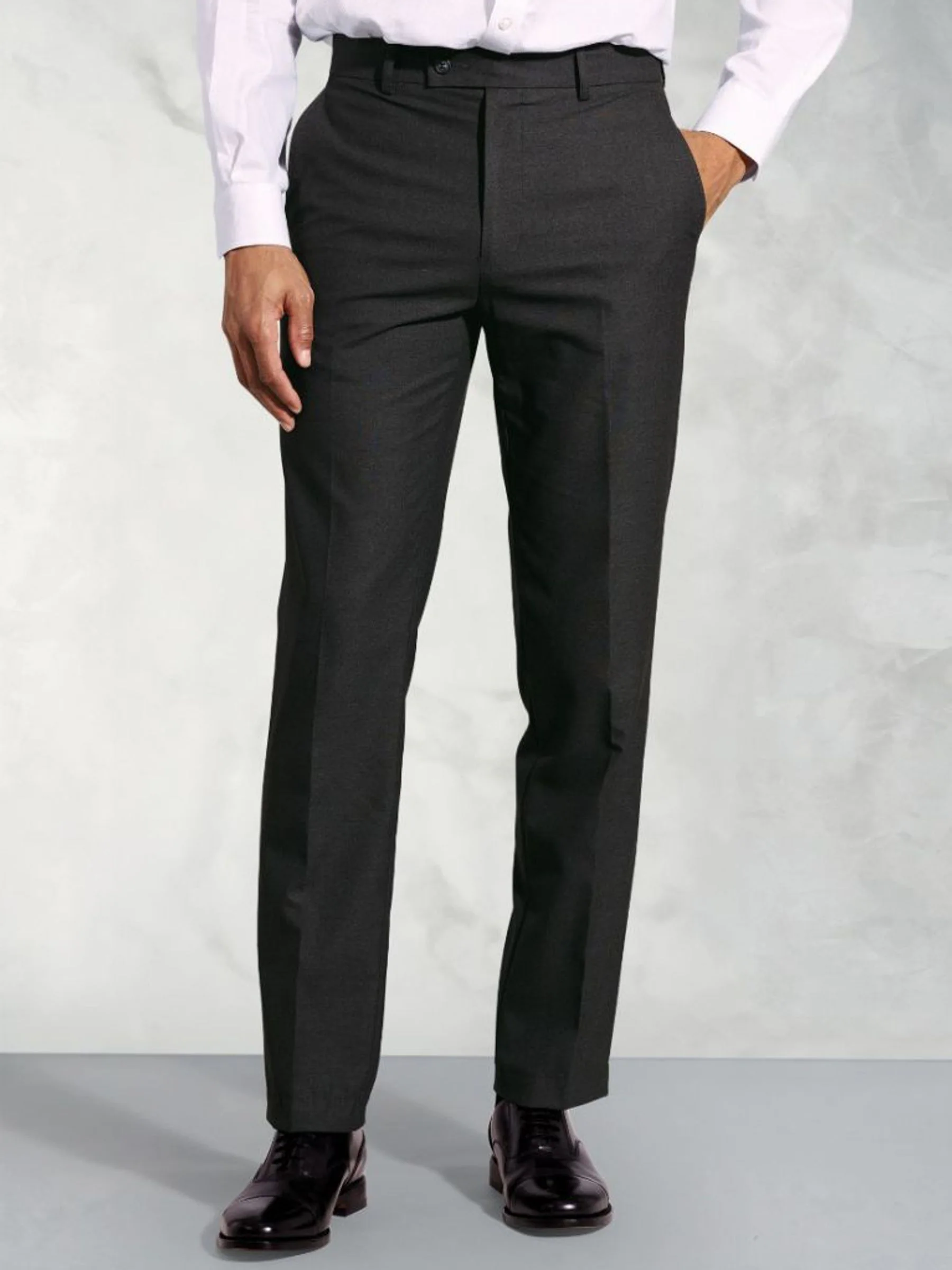 Grijs - Brook Taverner Plain Trousers