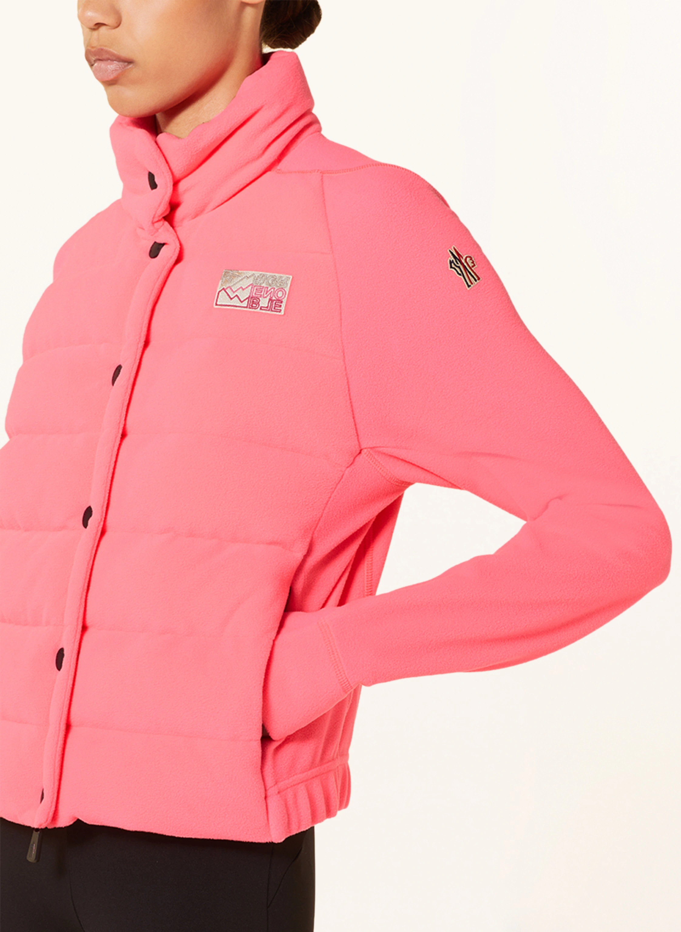 MONCLER GRENOBLE Daunenjacke im Materialmix