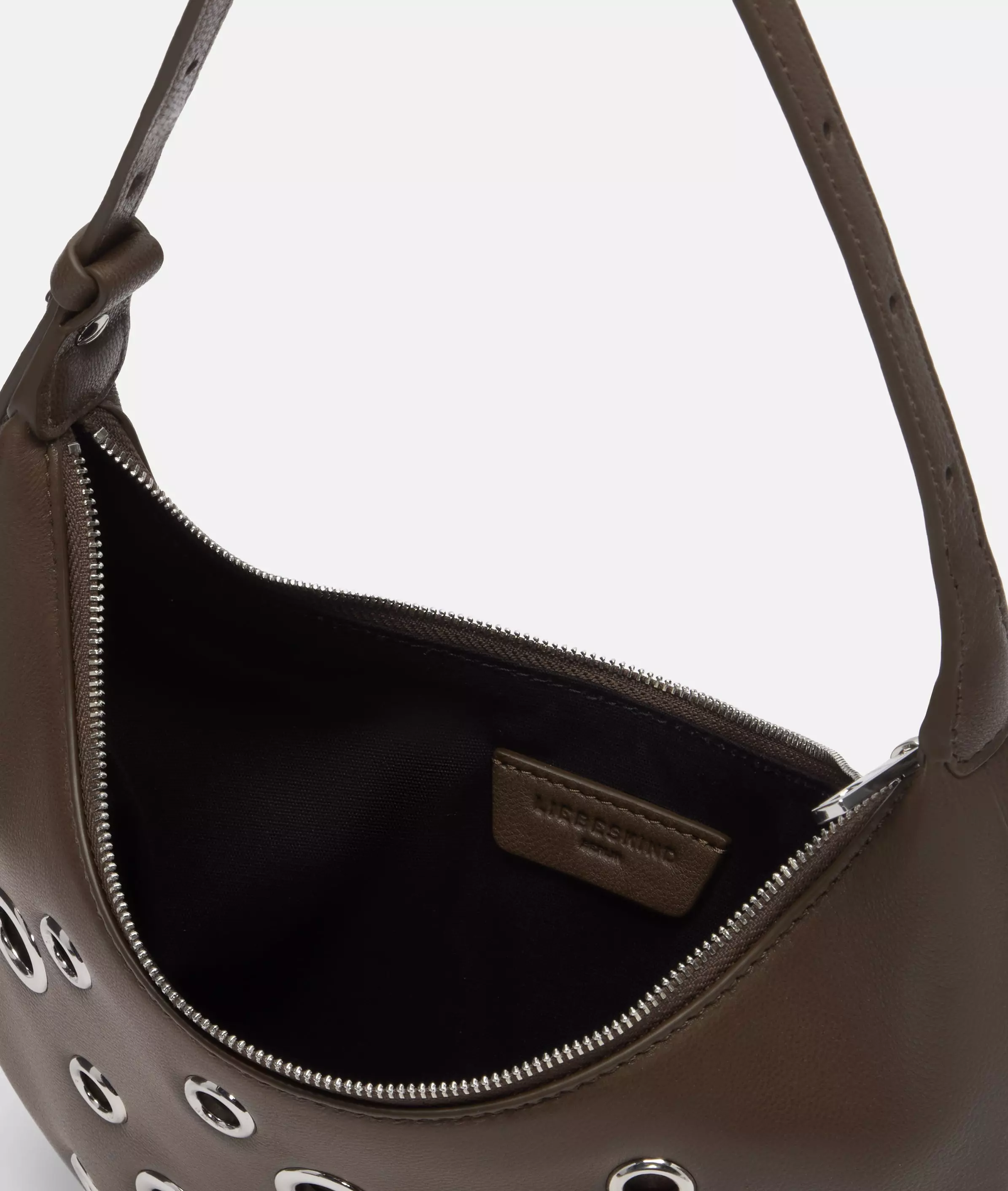 Hobo Small hobo bag made from naturally grained leather
