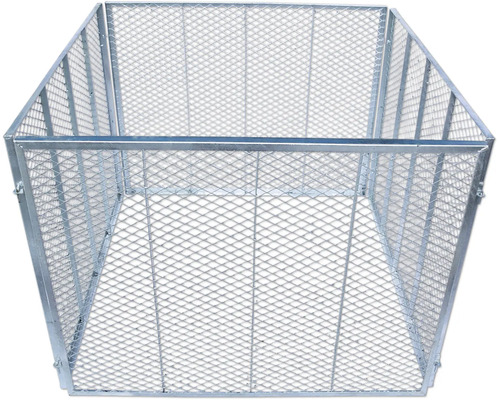 Metalen compostbak 100 x 100 x 80 cm, thermisch verzinkt