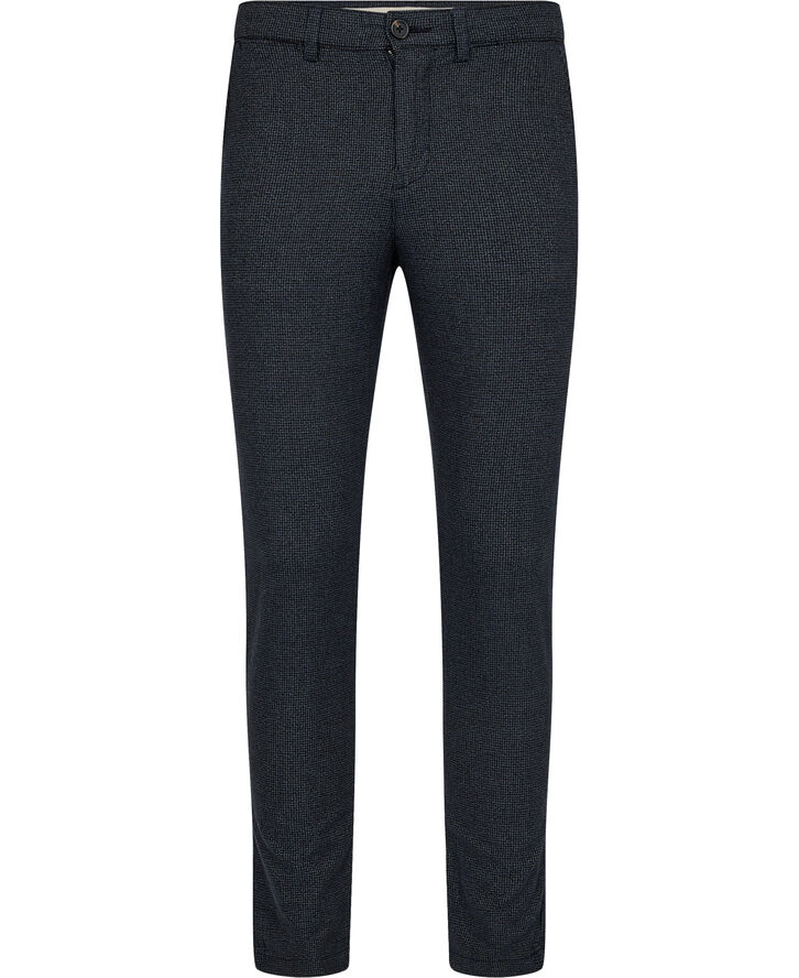 Selected Homme SLH175-SLIM MILES HOUNDS PANT Sky captain/houndstooth
