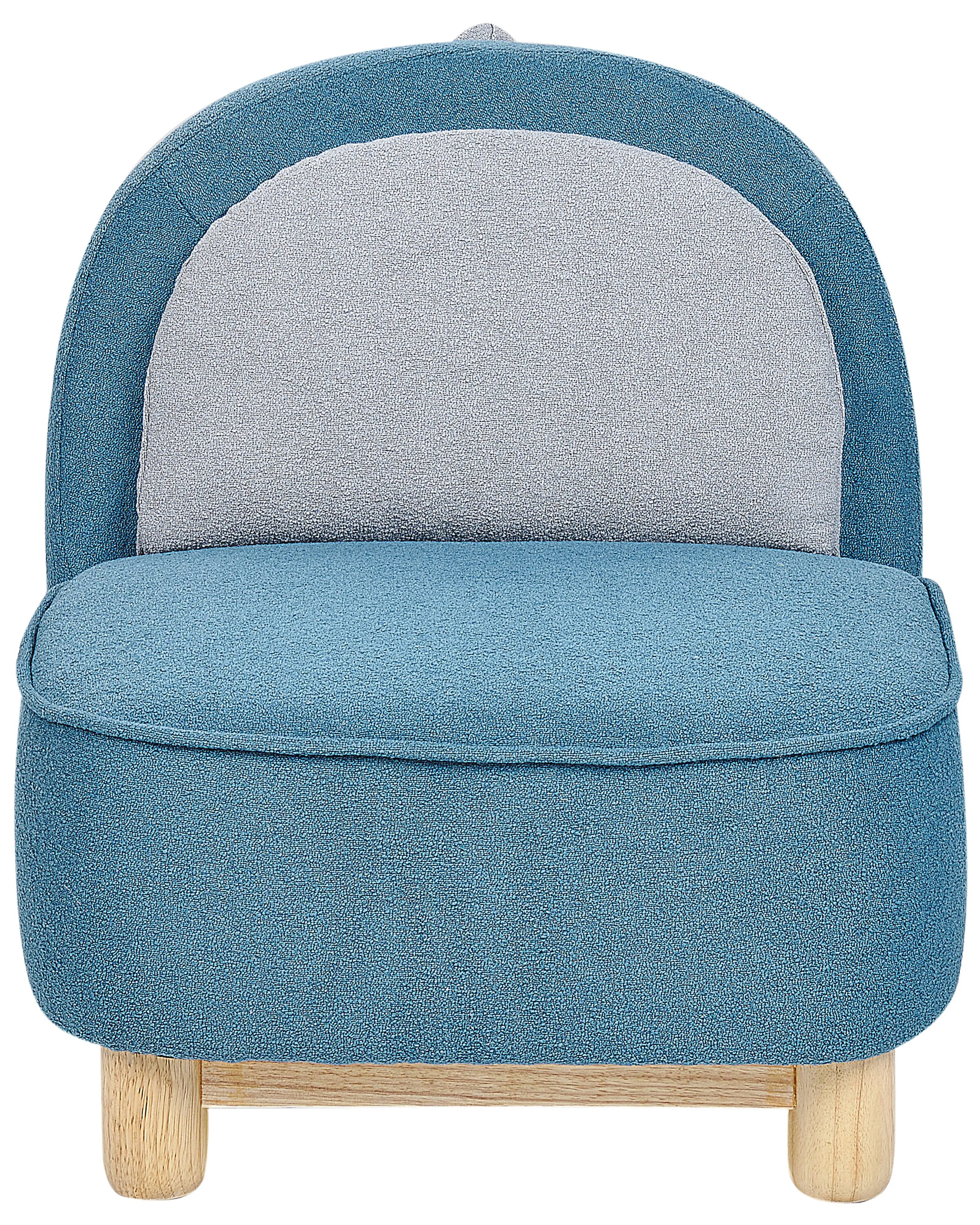 Kinderfauteuil Dinosaurus FABORG Stof Blauw