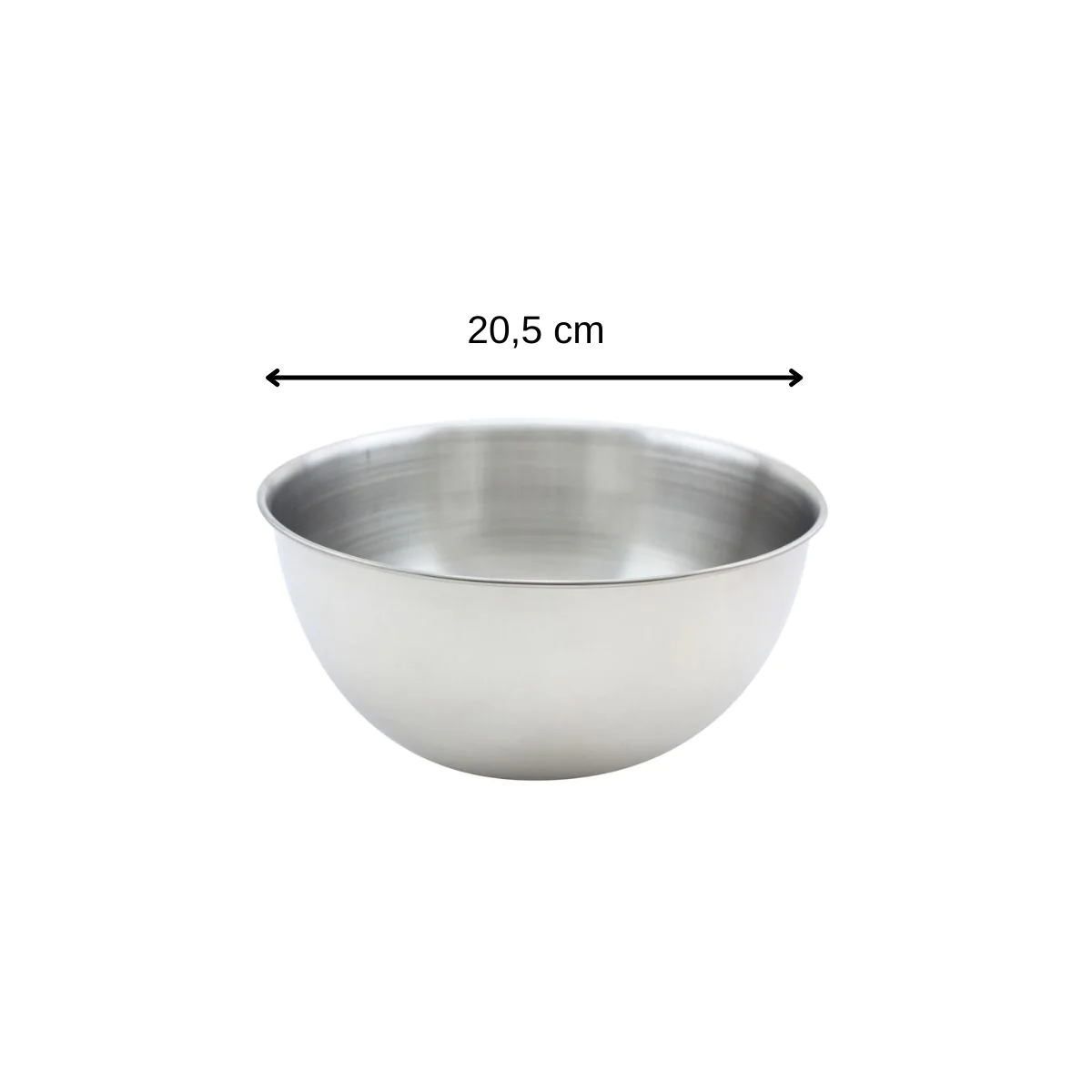 Bol à mixer en inox de 20,5 cm de diamètre Basic Fackelmann